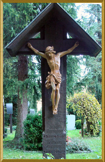 Grabkreuz mit breitem Balken