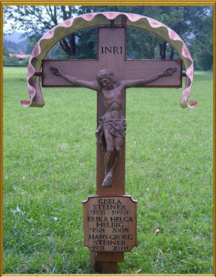 Grabkreuz ohne Fundament